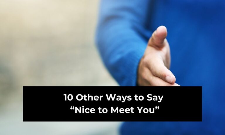 10 Other Ways to Say “Nice to Meet You” (With Example)