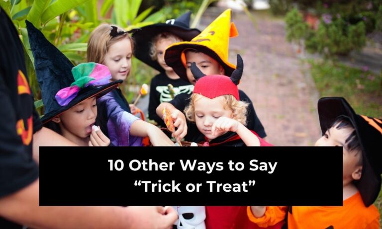 10 Other Ways to Say “Trick or Treat” (With Examples)