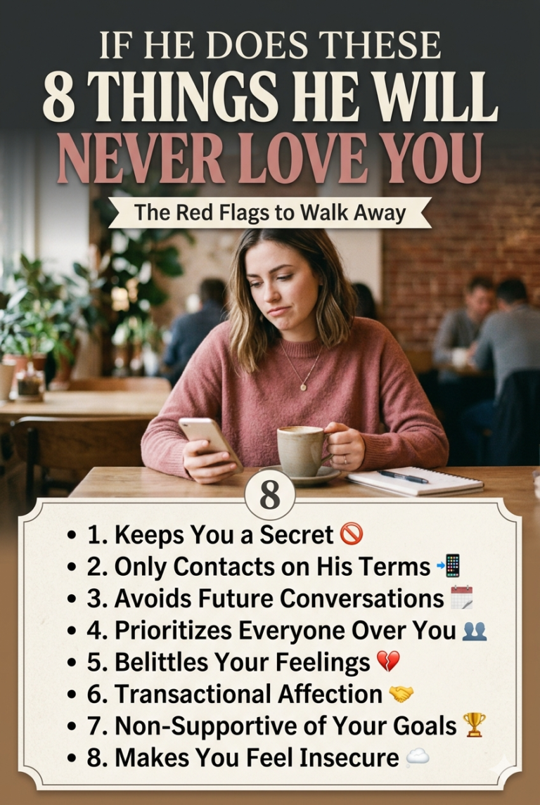 If He Does These 8 Things, He Will Never Love You (Signs to Walk Away)