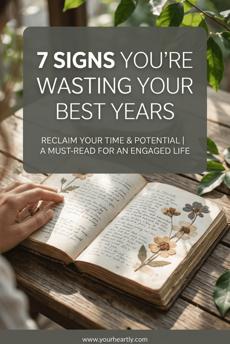 7 Signs You’re Wasting Your Best Years